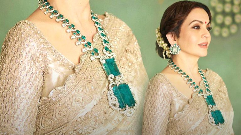 Everything about Nita Ambani EMERALD Necklace