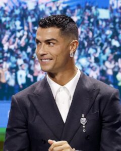 cristiano ronaldo with messika jewelry