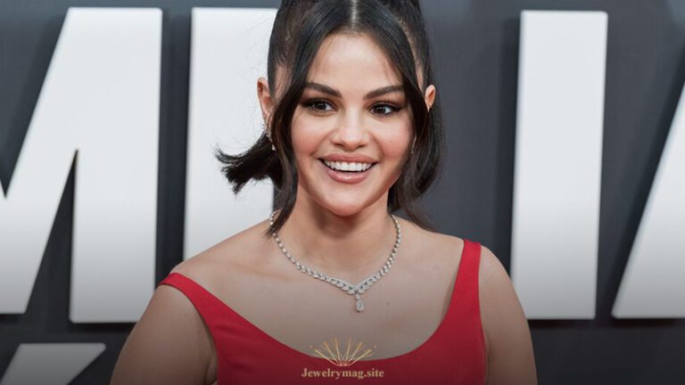 Selena Gomez with Chaumet's Joséphine Valse Impériale necklace